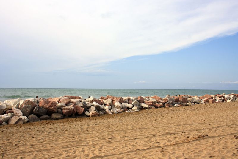 Il faro di Bibione e la foce del tagliamento